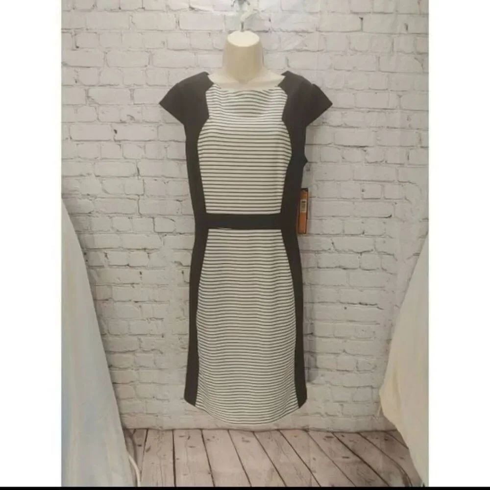 ILE New York Women's Size 12 Black/White Dress